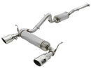 aFe Rebel Series 2.5in 409 SS Cat-Back Exhaust w/ Polished Tips 07+ Jeep Wrangler (JK) V6 3.6L/3.8L-1