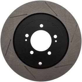 StopTech Power Slot 08-09 Evo 10 Slotted Left Rear Rotor - 0