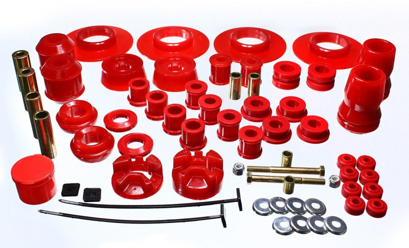 Energy Suspension 01-05 Chrysler PT Cruiser FWD Red Hyper-flex Master Bushing Set - 0