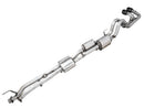 AWE Tuning 16-22 Toyota Tacoma 0FG Cat-Back Exhaust w/ BashGuard - Dual Diamond Black Tips-1