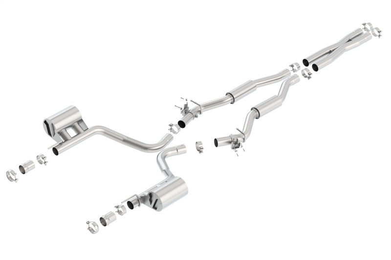 Borla 2015 Dodge Challenger SRT/392 Hemi 6.4L V8 S-TYPE Catback Exhaust w/ Valves Factory Bezel - 0