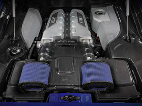 aFe 15-19 Lamborghini Huracan V10-5.2L Track Series Intake System w/ Pro 5R Filter - 0
