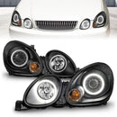 ANZO 1998-2005 Lexus Gs300 Projector Headlights w/ Halo Black-3