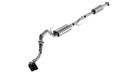 Borla F-150 2021 5.0L 4dr CC SB EC STB Lariat/KR/Pltnm/LTD 3/2.25 DSE Cat-Back Touring BLK CHR Tips-4