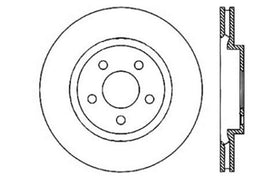 StopTech 05-09 Chrysler 300 (5.7L V8 exc SRT-8) Rear Left Slotted & Drilled Rotor - 0