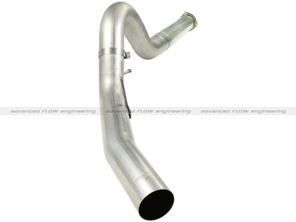 aFe MACHForce XP 5in DPF-Back Stainless Steel Exh Sys, No tip, Ford Diesel Trucks 11-14 V8-6.7L