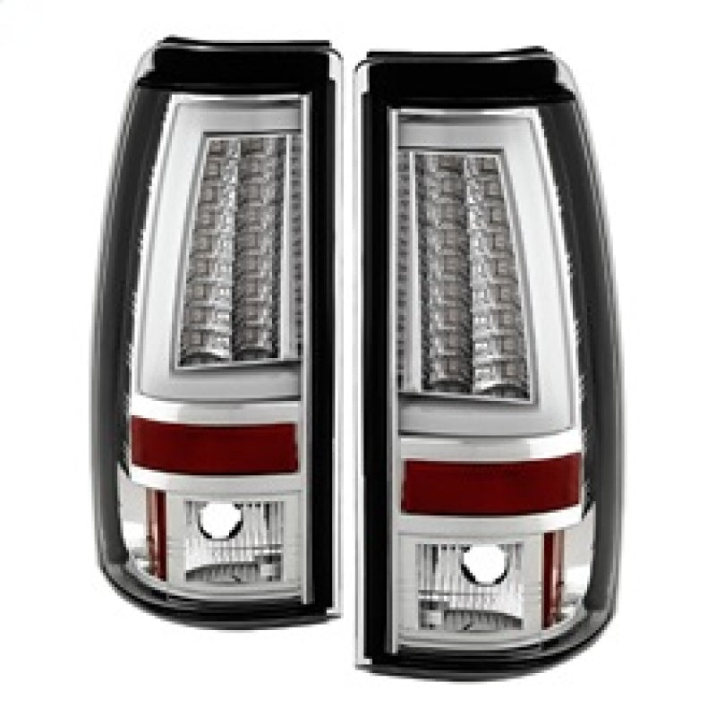 Spyder Chevy Silverado 1500/2500 03-06 Version 2 LED Tail Lights - Chrome ALT-YD-CS03V2-LED-C - 0