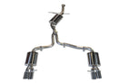 AWE Tuning Audi B8 A5 2.0T Touring Edition Exhaust - Quad Outlet Polished Silver Tips-1