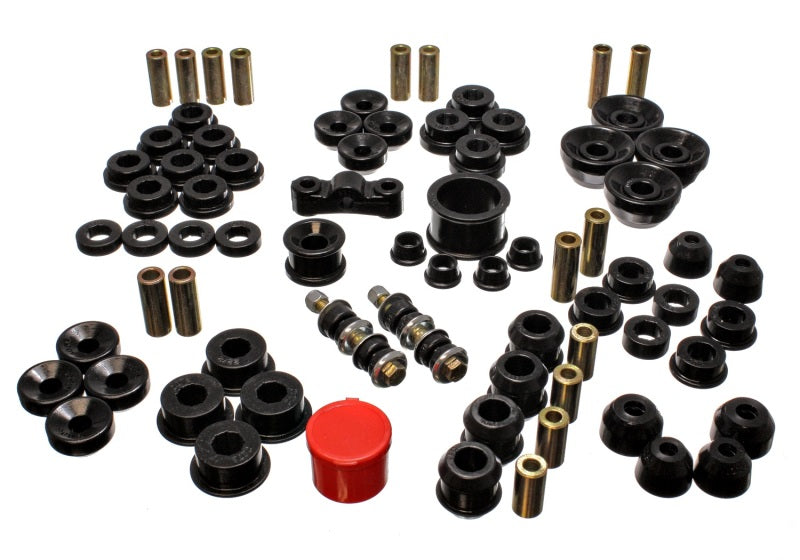 Energy Suspension 90-93 Acura Integra Black Hyper-Flex Master Bushing Set - 0