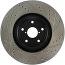 StopTech 05-10 Subaru Impreza WRX/STi Slotted & Drilled Right Front Rotor-14