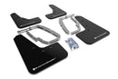 Rally Armor 17-23 Tesla Model 3 Black UR Mud Flap w/White Logo-1