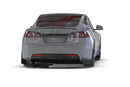 Rally Armor 21-26 Tesla Model S/ S Plaid Black UR Mud Flap w/Metallic Black Logo-5