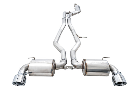 AWE Tuning 2020 Toyota Supra A90 Non-Resonated Touring Edition Exhaust - 5in Chrome Silver Tips
