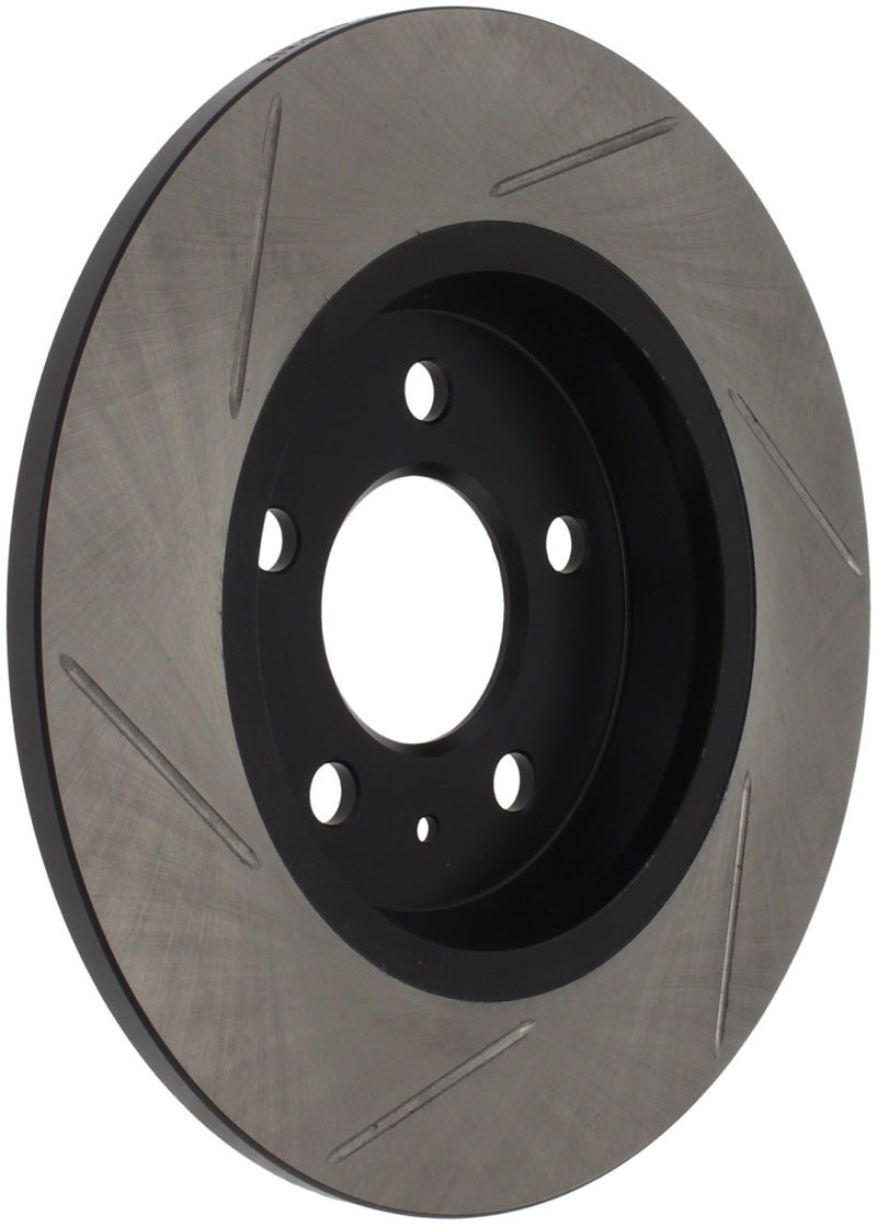 StopTech Power Slot 09-10 Audi A4/A4 Quattro / 08-10 A5 / 10 S4 Rear Right Slotted Rotor - 0