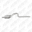 MBRP 05-09 Ford Shelby GT500 / GT Dual Split Rear Street Version 4in Tips T409 Exhaust System-11