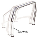 Go Rhino RHINO Bed Bar - Front Main A bar - Chrome-1
