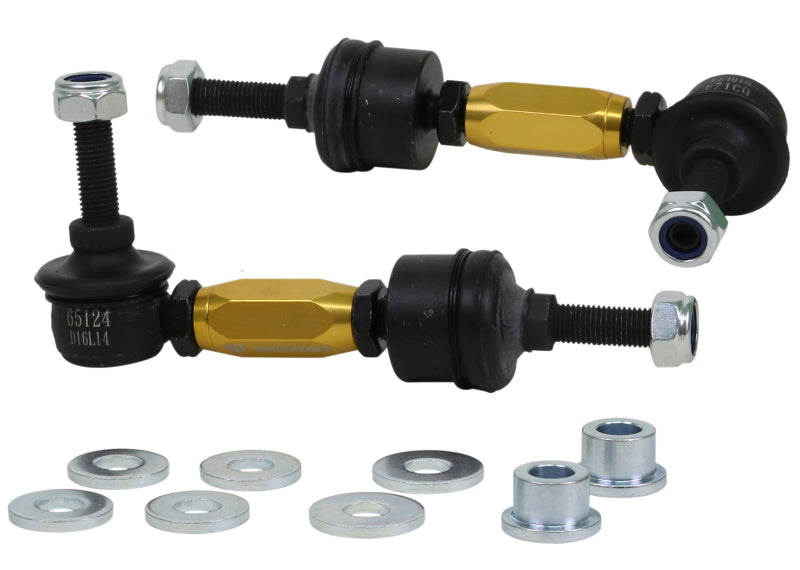 Whiteline 2012+ Ford Focus ST Rear Adjustable Heavy Duty Sway Bar Link Kit - 0