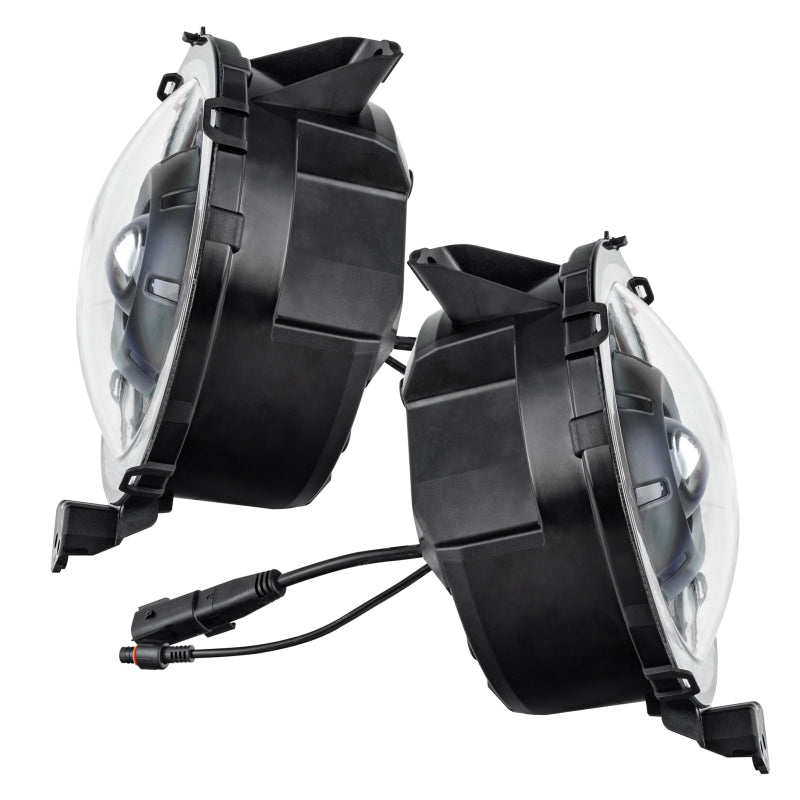 Oracle Oculus Bi-LED Projector Headlights for Jeep JL/Gladiator JT - Satin Silver - 5500K