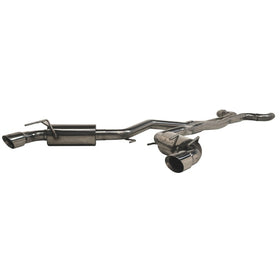 MBRP 2010 Chev Camaro V8 6.2L 6 Speed Dual Cat Back Round Tips  (11 Conv. MUST purchase mbrpAD1710) - 0