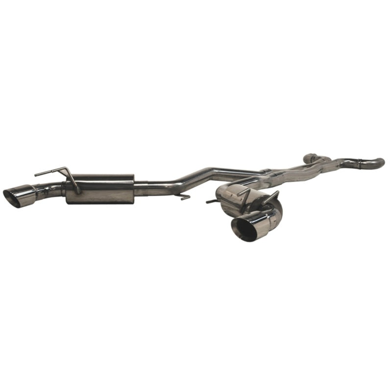 MBRP 2010 Chev Camaro V8 6.2L 6 Speed Dual Cat Back Round Tips  (11 Conv. MUST purchase mbrpAD1710) - 0