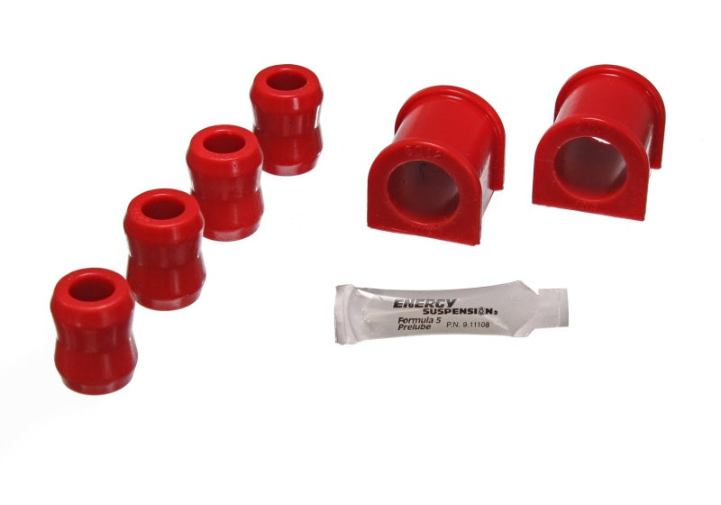 Energy Suspension 87-96 Jeep Wrangler YJ Red Frt 1-1/8in Sway Bar Bushing Set w/End Link Bushings - 0