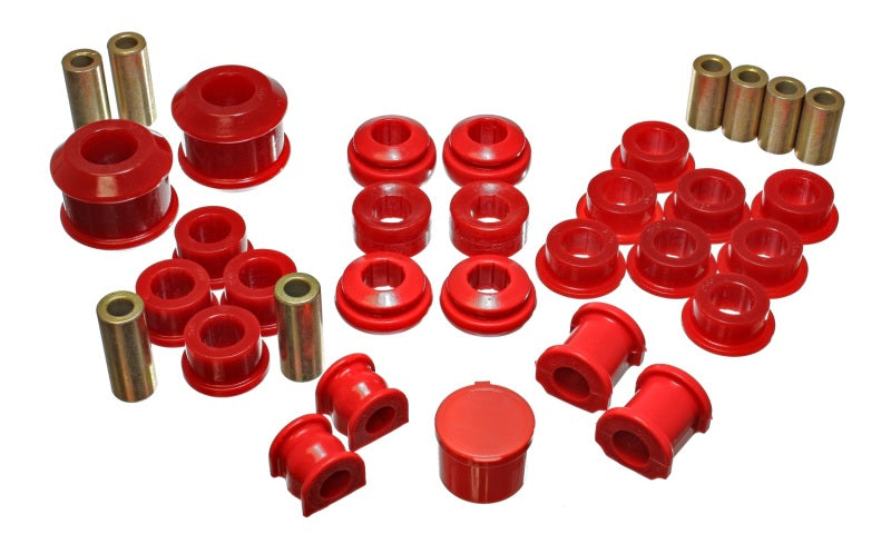 Energy Suspension 02-04 Acura RSX (includes Type S) Red Hyper-Flex Master Bushing Set - 0