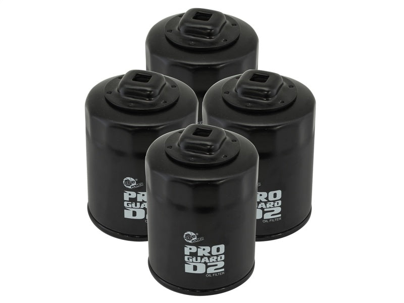 aFe Pro GUARD D2 Oil Filter 99-14 Nissan Trucks / 01-15 Honda Cars (4 Pack) - 0