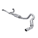 MBRP 2022 Toyota Tundra 3.5L Dual Cat-back 4in Single Side Exit Rolled Tip - Aluminized Steel-1
