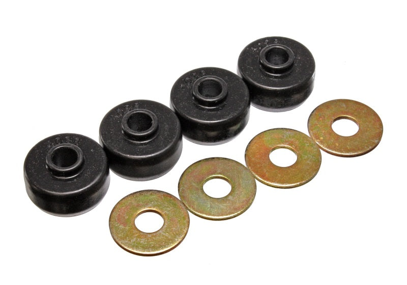 Energy Suspension 84-96 Chevy Corvette Black Spring Cushions for Rear Leaf Spring Bushing Set - 0