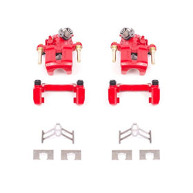 Power Stop 92-01 Honda Prelude Rear Red Calipers w/Brackets - Pair