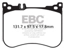 EBC 14+ Mercedes-Benz S550 4.7 Twin Turbo AMG Sport Pkg Yellowstuff Front Brake Pads-5