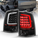 ANZO 2009-2018 Dodge Ram 1500 LED Taillight Plank Style Black w/Clear Lens-1