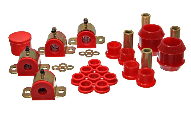 Energy Suspension 00-05 Toyota Celica Red Hyper-Flex Master Bushing Set - 0