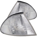 ANZO Corner Lights 1999-2001 BMW 3 Series E46 Euro Corner Lights Chrome-2