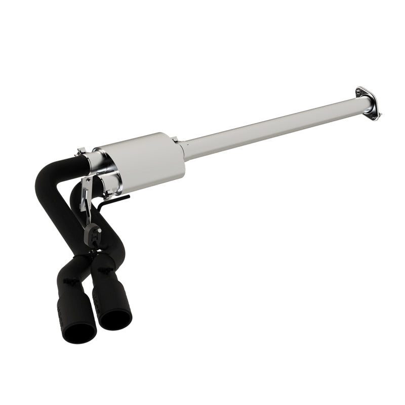 MBRP 15-16 Ford F-150 2.7L/3.5L/5.0L 3in Cat Back Single Side Pre-Axle Dual Exit Black Coated - 0