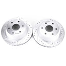 Power Stop 02-06 Cadillac Escalade Rear Evolution Drilled & Slotted Rotors - Pair-2