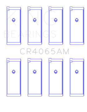 King 91-04 Nissan 146CI/2.4L KA24DE L4/89-97 146CI/2.4L KA24E L4 Rod Bearing Set - Size STD - 0