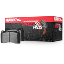Hawk 93-98 Toyota Supra TT HPS 5.0 Street Rear Brake Pads-6