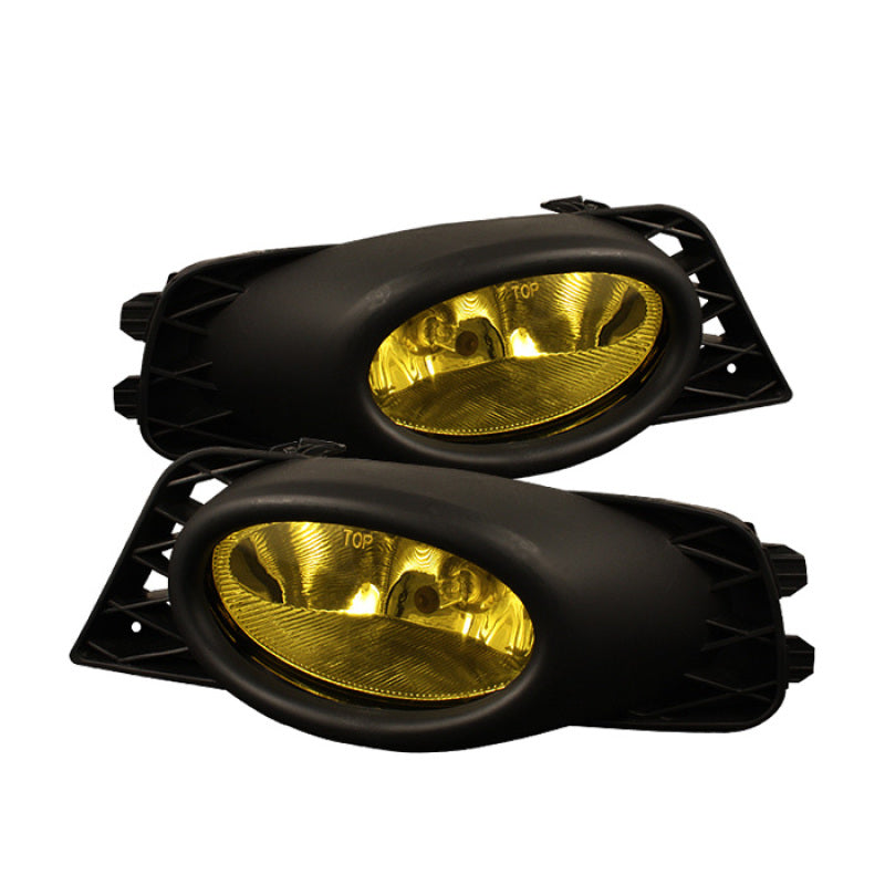 Spyder Honda Civic 09-11 4Dr OEM Fog Lights W/Switch- Yellow FL-CL-HC09-4D-Y - 0