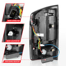 ANZO 2002-2006 Dodge  Ram 1500 LED Tail Lights w/ Light Bar Black Housing Clear Lens-6