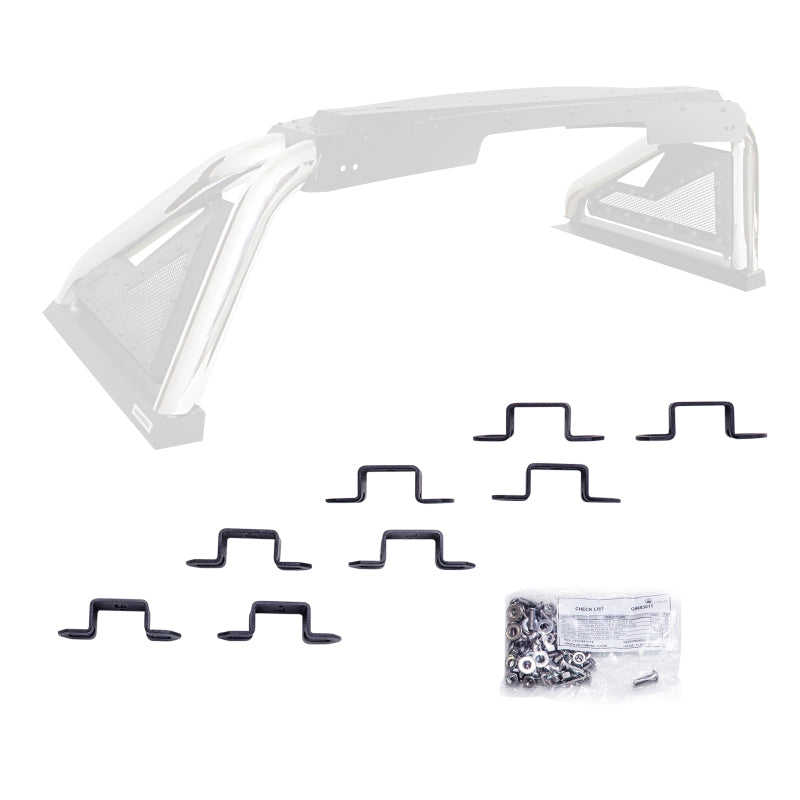 Go Rhino Sport Bar 2.0 - 3in Cube Light Bracket Kit - 0