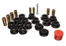 Energy Suspension Control Arm Bushings - Front - Black-2