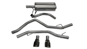 Corsa 09-18 Dodge Ram 1500 4.7L/5.7L V8 Quad/Crew Cab/Short Bed Black Dual Rear Exit Cat-Back Exhaus - 0