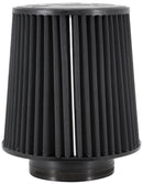 K&N Universal Rubber Filter-Round Tapered 4.5in Flange ID x 8in Base OD x 6.625in Top OD x 8in H-2