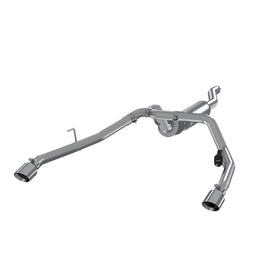 MBRP 2020 Jeep Gladiator 3.6L 2.5in Dual Rear Exit Cat Back Exhaust Aluminized - 0