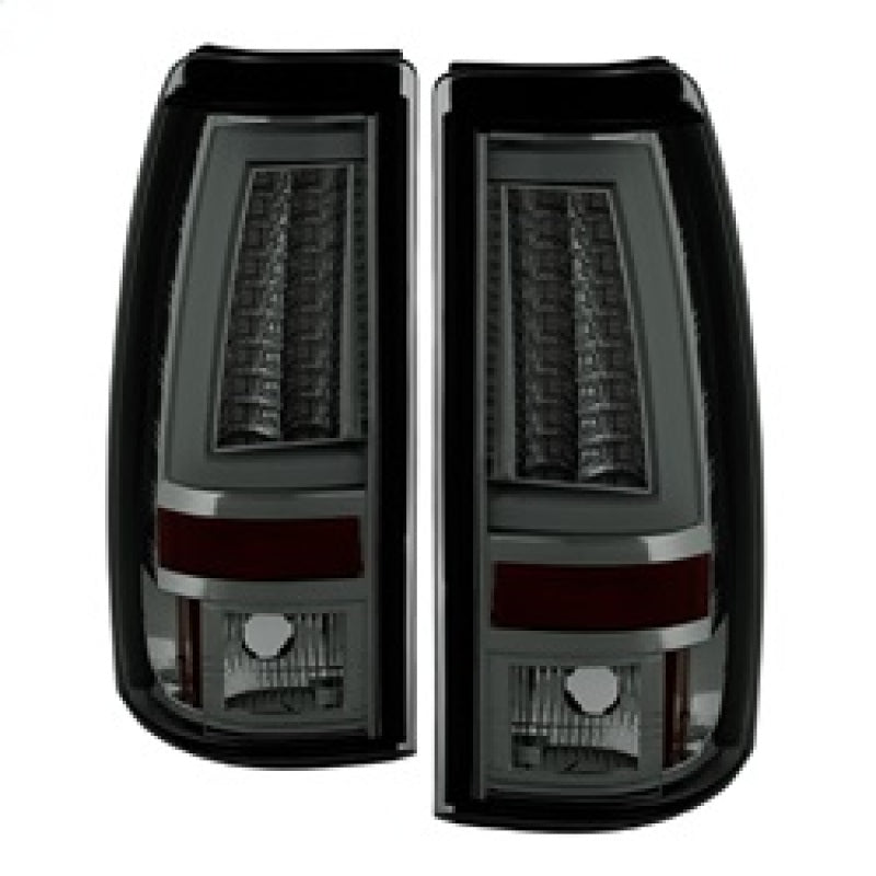 Spyder Chevy Silverado 1500/2500 99-02 Version 2 LED Tail Lights - Smoke ALT-YD-CS99V2-LED-SM - 0