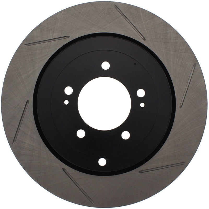 StopTech Power Slot 08-09 Evo 10 Slotted Right Rear Rotor - 0