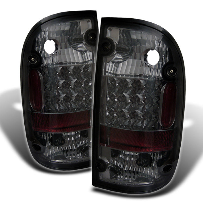 Spyder Toyota Tacoma 01-04 LED Tail Lights Smoke ALT-YD-TT01-LED-SM - 0