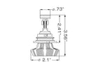 Oracle 9007 4000 Lumen LED Headlight Bulbs (Pair) - 6000K-3