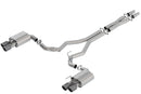 Borla 2018 Ford Mustang GT 5.0L AT/MT 3in Atak Catback Exhaust w/ Valves (Carbon Fiber Black Tip)-1